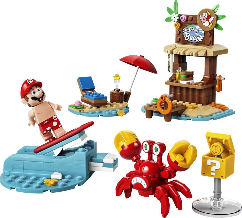 LEGO Mario's Beach Adventures set 72055 - Super Mario theme