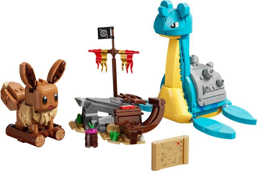 LEGO Eevee and Lapras's Treasure Hunt set 72162 - Pokémon theme