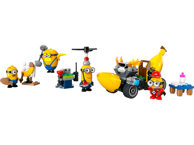LEGO Minions and Banana Car set 75580