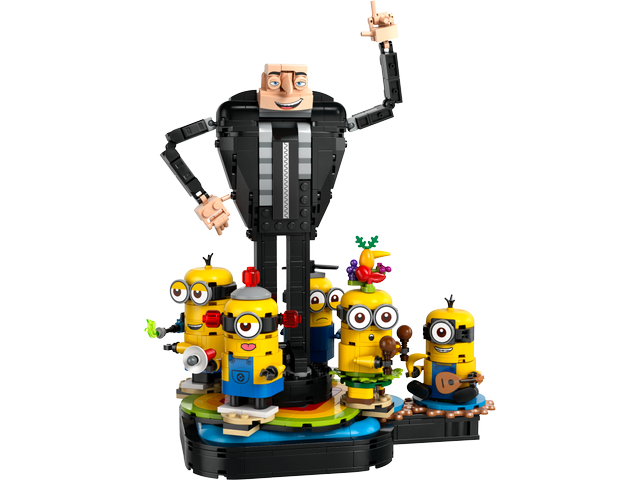 LEGO Brick-Built Gru and Minions set 75582