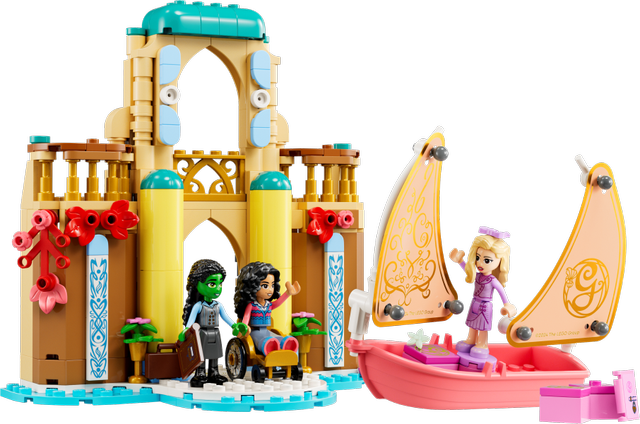LEGO Glinda, Elphaba & Nessarose at Shiz Uni set 75681