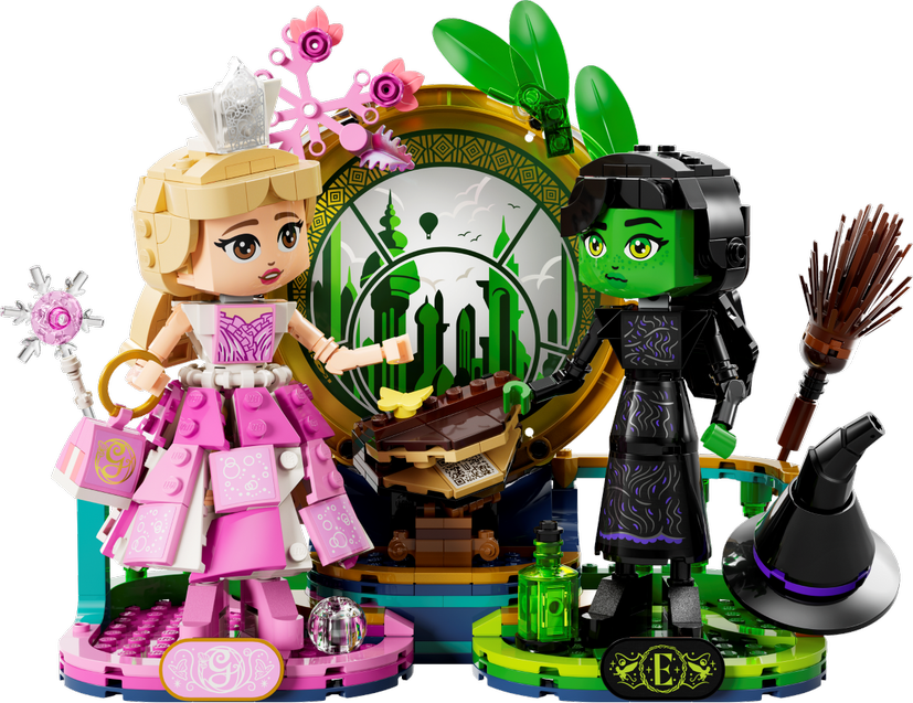LEGO Elphaba & Glinda Figures set 75682 - Wicked theme