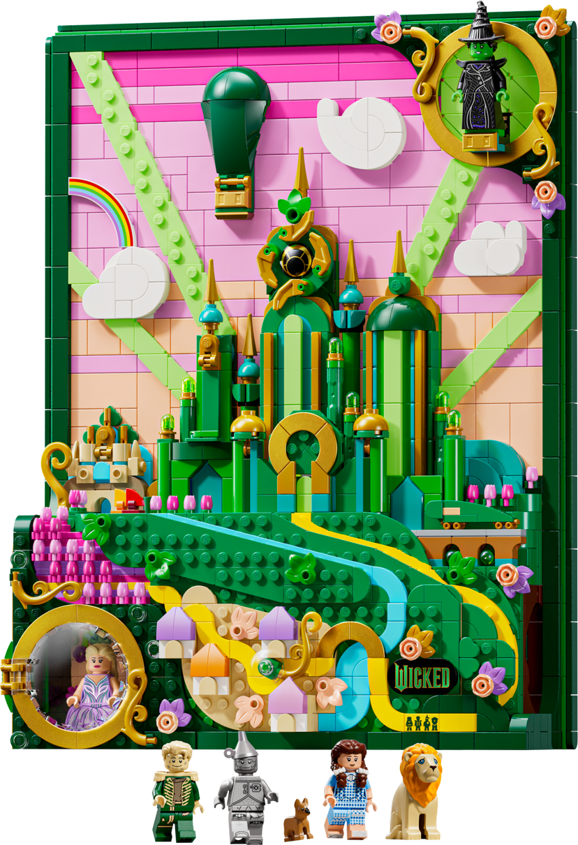 LEGO Emerald City Wall Art set 75685 - Wicked theme