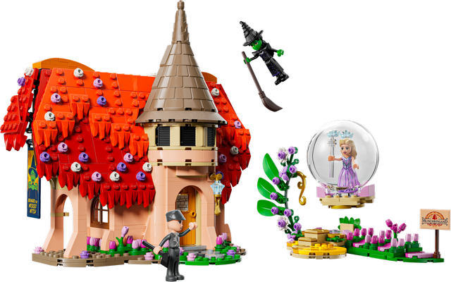 LEGO Glinda & Elphaba Visit Munchkinland set 75690