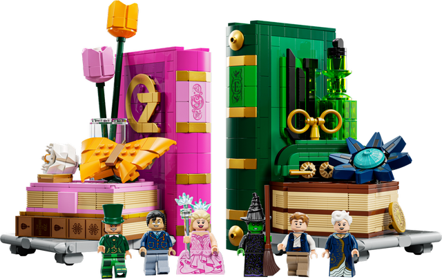 LEGO Glinda & Elphaba Bookends set 75691