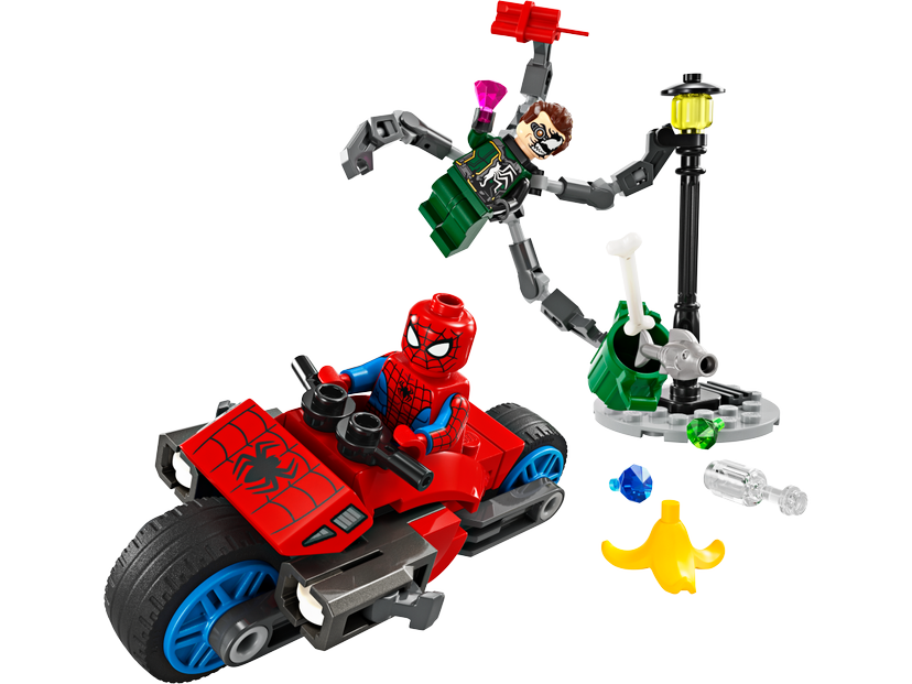 LEGO Motorcycle Chase: Spider-Man vs. Doc Ock set 76275 - Super Heroes Marvel theme