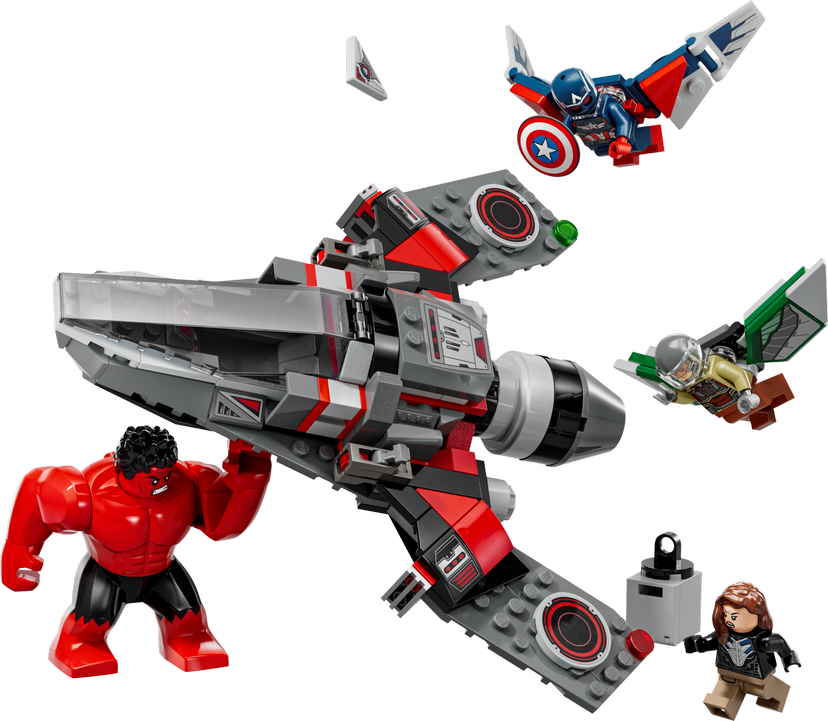LEGO Captain America vs. Red Hulk Battle set 76292 - Super Heroes Marvel theme