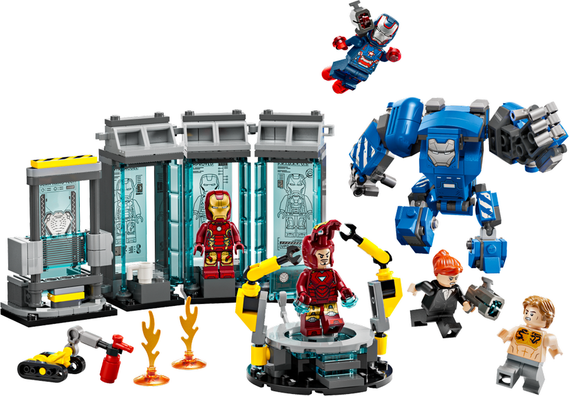 LEGO Iron Man's Laboratory: Hall of Armor set 76315 - Super Heroes Marvel theme