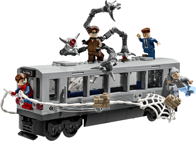 LEGO Spider-Man vs. Doc Ock Subway Train Scene set 76321