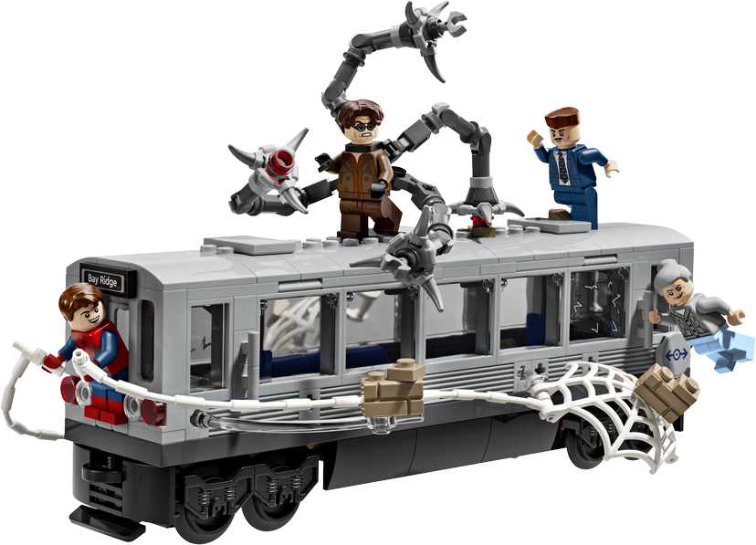 LEGO Spider-Man vs. Doc Ock Subway Train Scene set 76321 - Super Heroes Marvel theme