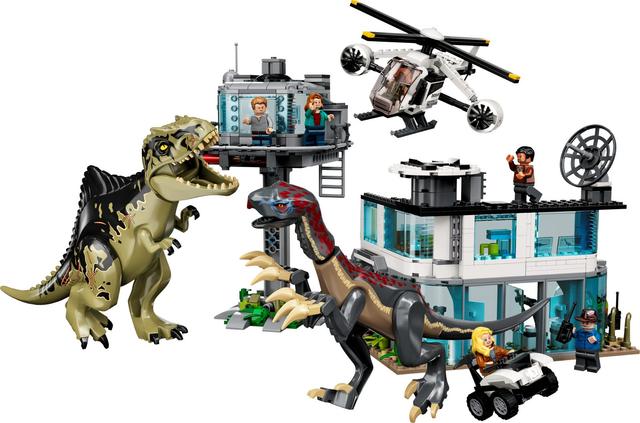 LEGO Giganotosaurus & Therizinosaurus Attack set 76949