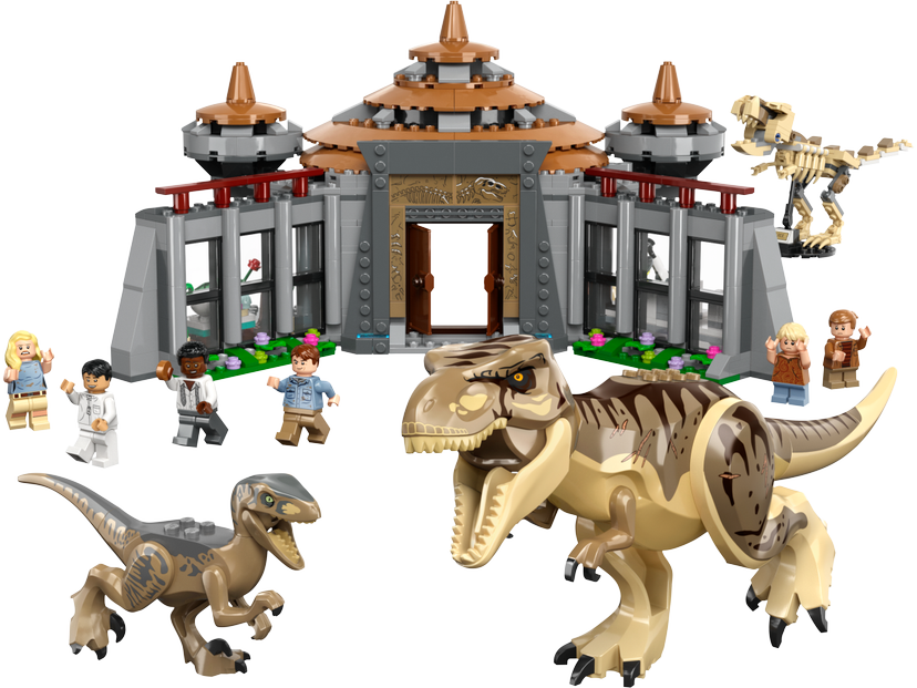 LEGO Visitor Center: T. rex & Raptor Attack set 76961 - Jurassic World theme