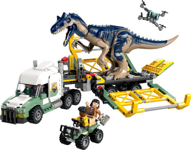 LEGO Dinosaur Missions: Allosaurus Transport Truck set 76966
