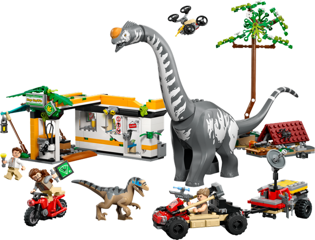 LEGO Raptor & Titanosaurus Tracking Mission set 76973