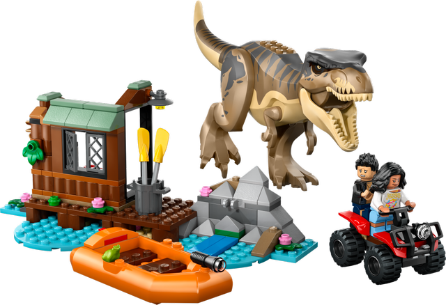 LEGO T. rex River Escape set 76975
