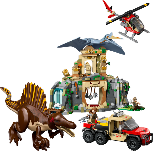 LEGO Spinosaurus & Quetzalcoatlus Air Mission set 76976