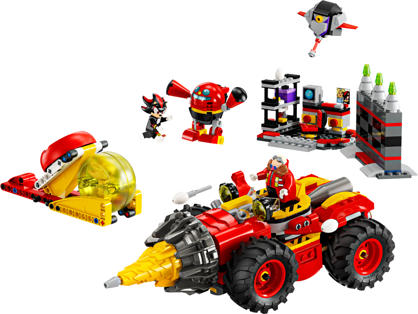 LEGO Super Sonic vs. Egg Drillster set 76999 - Sonic The Hedgehog theme