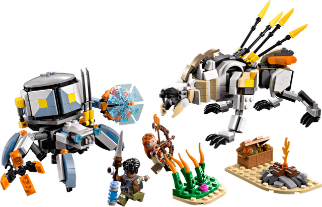 LEGO Aloy & Varl vs. Shell-Walker & Sawtooth set 77037