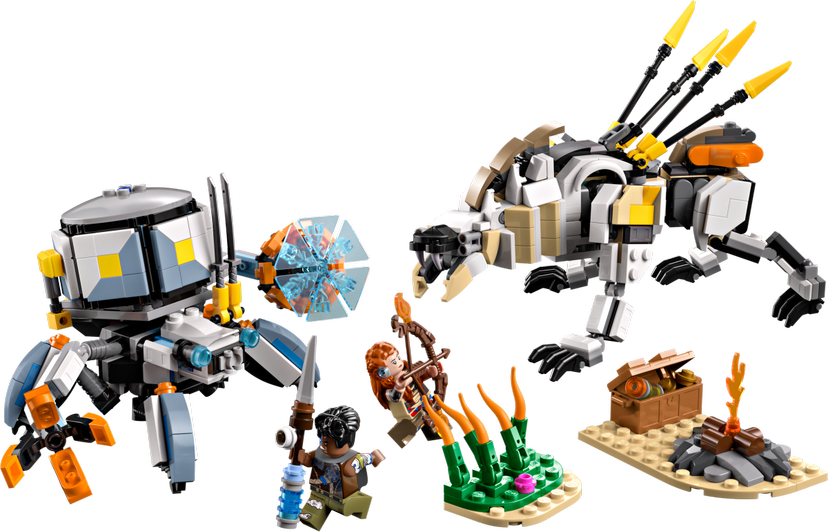 LEGO Aloy & Varl vs. Shell-Walker & Sawtooth set 77037 - Horizon Adventures theme