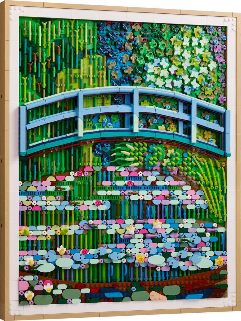 LEGO Claude Monet – Bridge over a Pond of Water Lilies set 31220 - LEGO Art theme