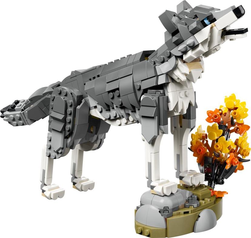 LEGO Forest Animals: Gray Wolf set 31393 - Creator theme
