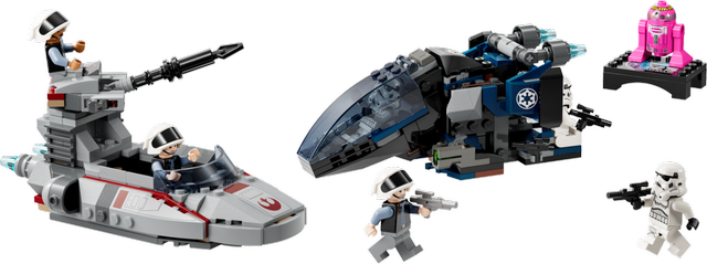 LEGO Imperial Dropship vs. Rebel Scout Speeder set 40755