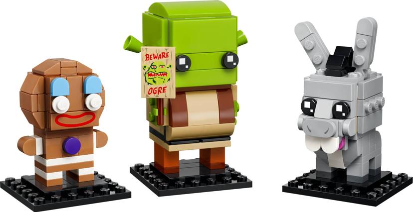 LEGO Shrek, Donkey & Gingy Figures set 40923 - Brickheadz theme