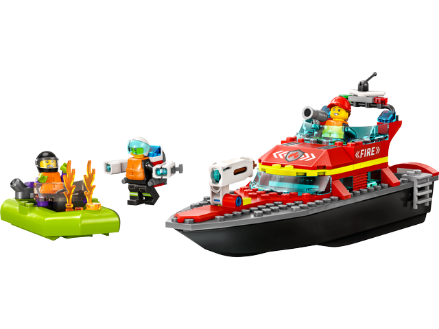 LEGO Fire Rescue Boat set 60373