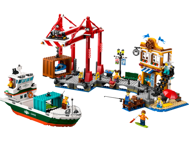 LEGO Seaside Harbor with Cargo Ship set 60422