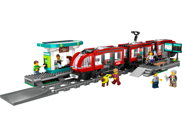 LEGO Downtown Streetcar and Station set 60423
