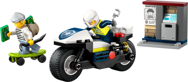 LEGO Police Motorcycle chase set 60455