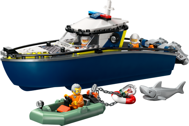 LEGO Police Boat Chase set 60456