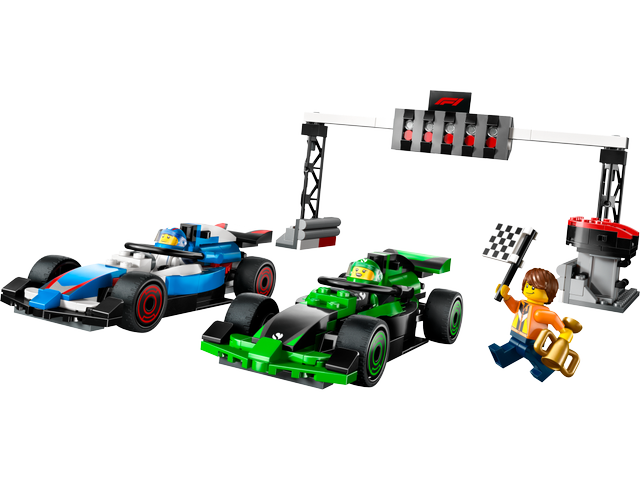 LEGO F1 Grid with VCARB & Sauber Race Cars set 60474