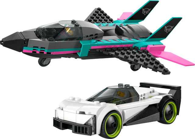 LEGO Jet vs. Car set 60489