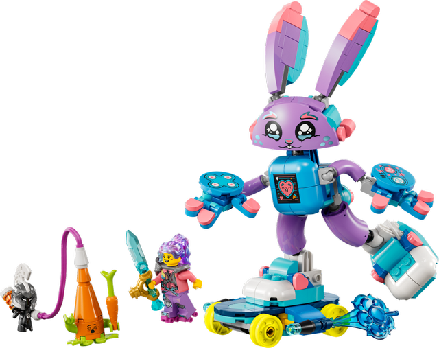 LEGO Izzie and Bunchurro the Gaming Bunny set 71490