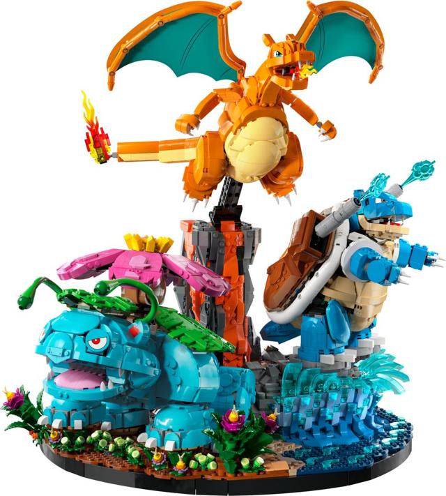 LEGO Venusaur, Charizard and Blastoise set 72153