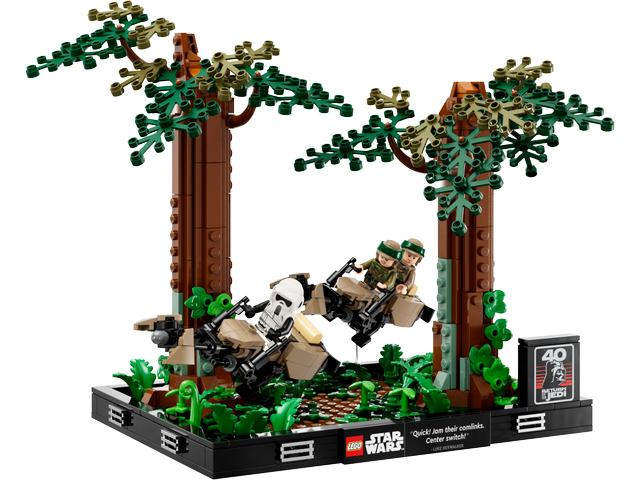 LEGO Endor Speeder Chase Diorama set 75353