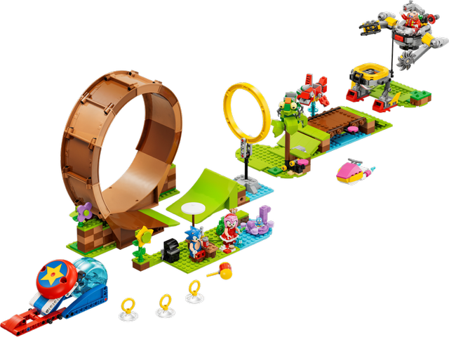 LEGO Sonic's Green Hill Zone Loop Challenge set 76994