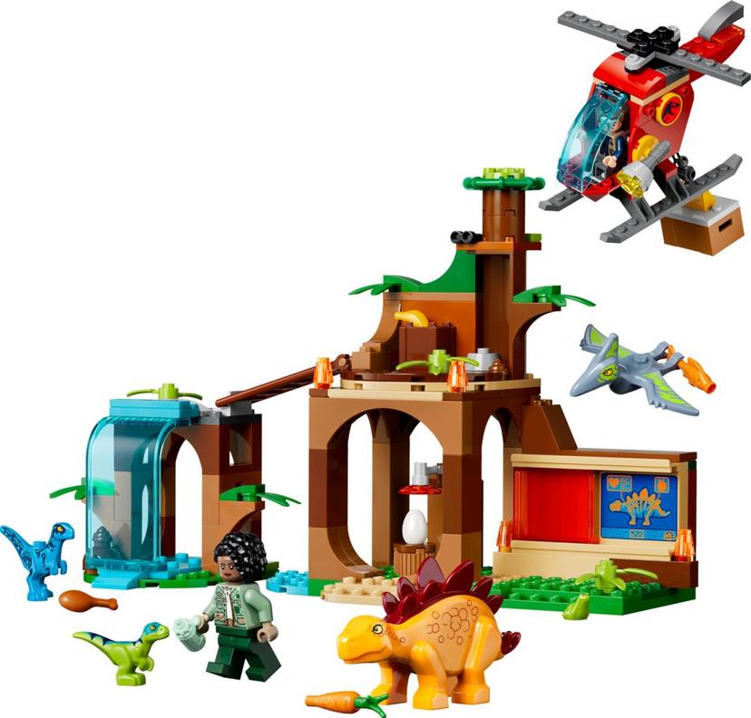 LEGO Velociraptor, Stegosaurus & Pteranodon Rescue set 77981 - Jurassic World theme